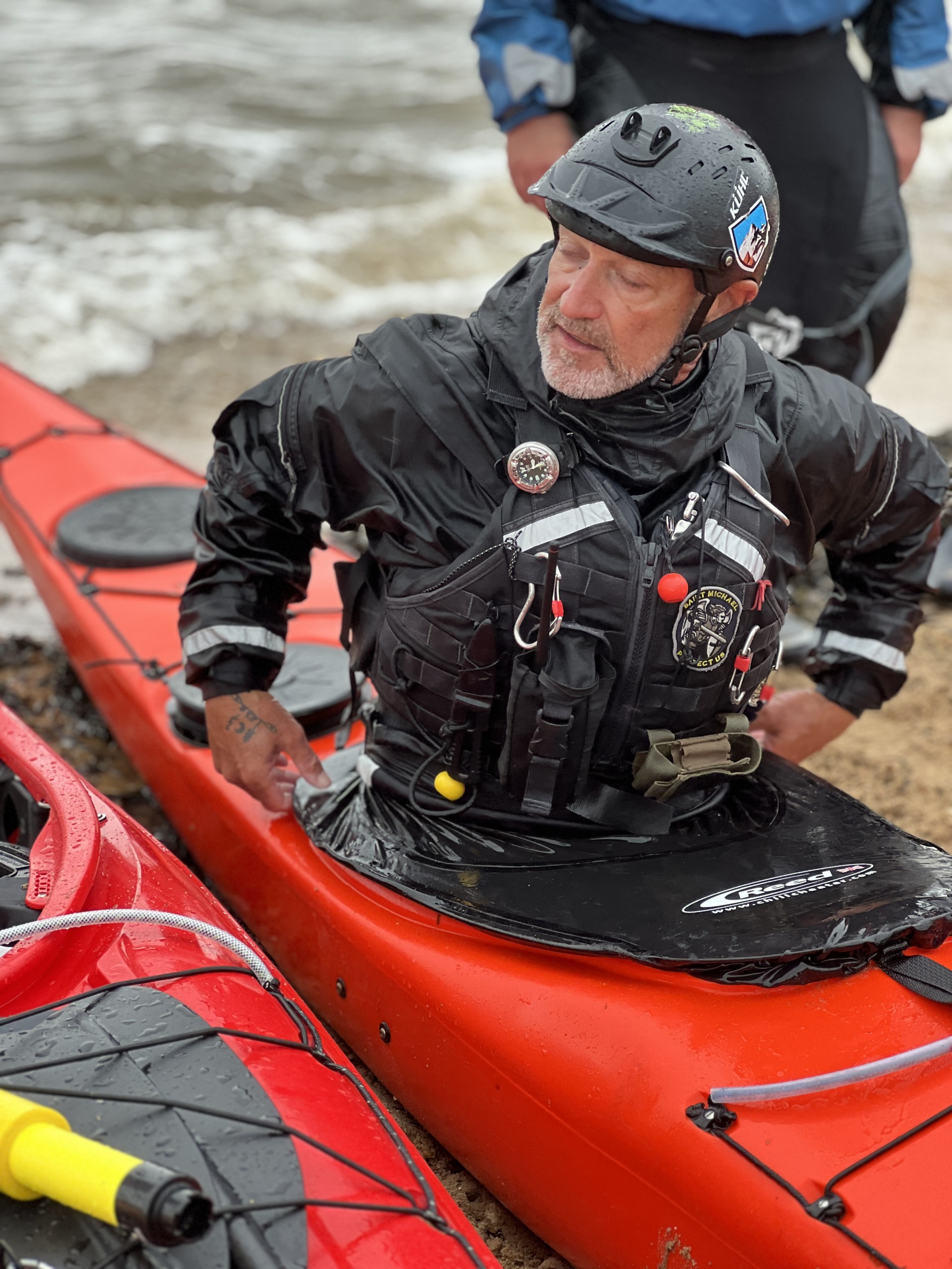 Coaching sea kayak skills with NOMAD Sea Kayaking in Essex.